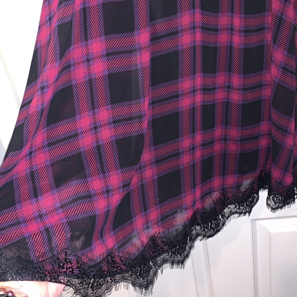 EXPRESS PLAID DRESS - Picture 4 of 5